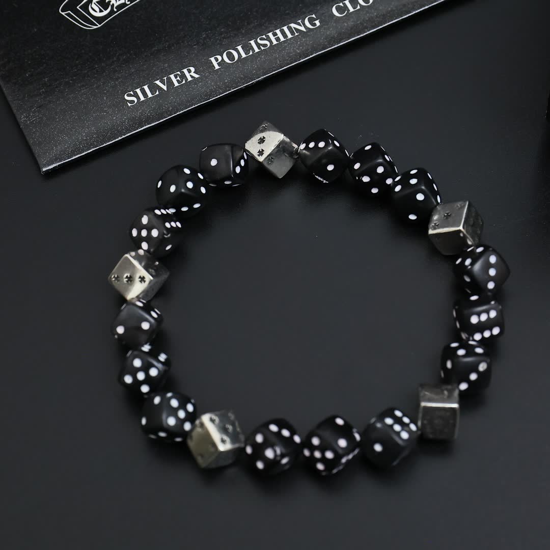 Chrome Hearts Dice Bead Bracelet